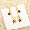 five-pointed star earrings